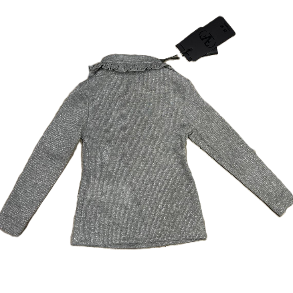 T-Shirt con Colletto Fun&Fun - Effetto Luccicoso