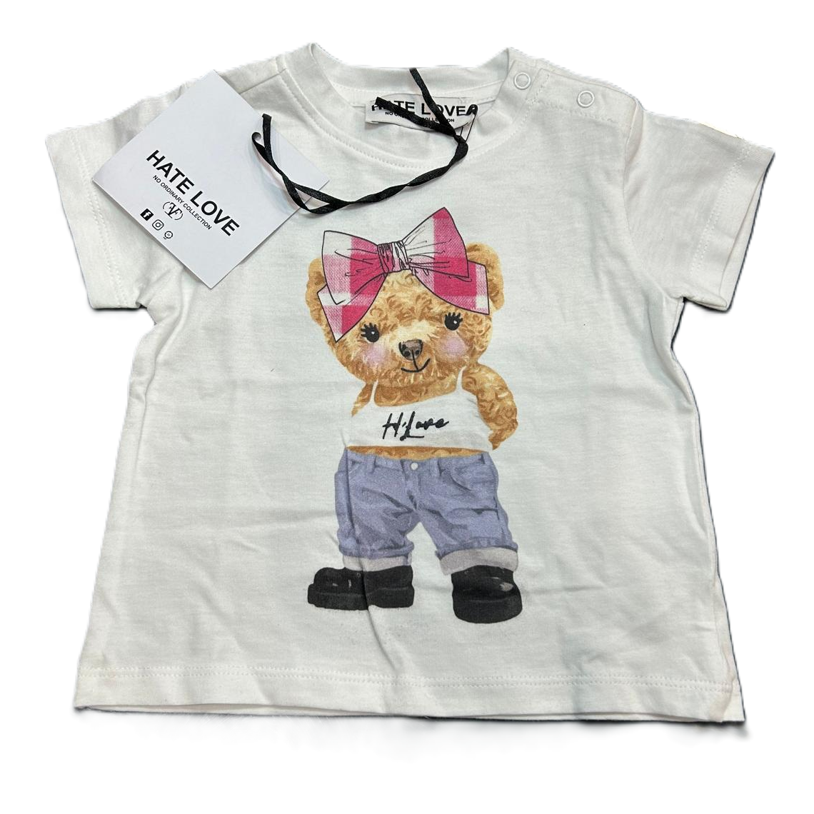 T-Shirt Hate Love Neonata