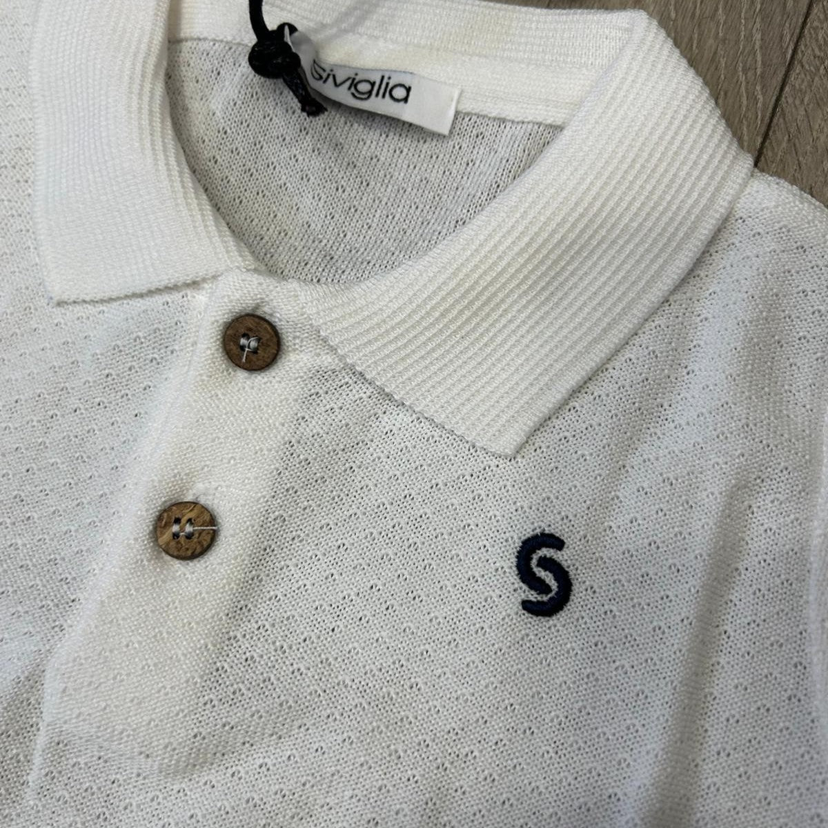 Polo Siviglia Bambino Bianca