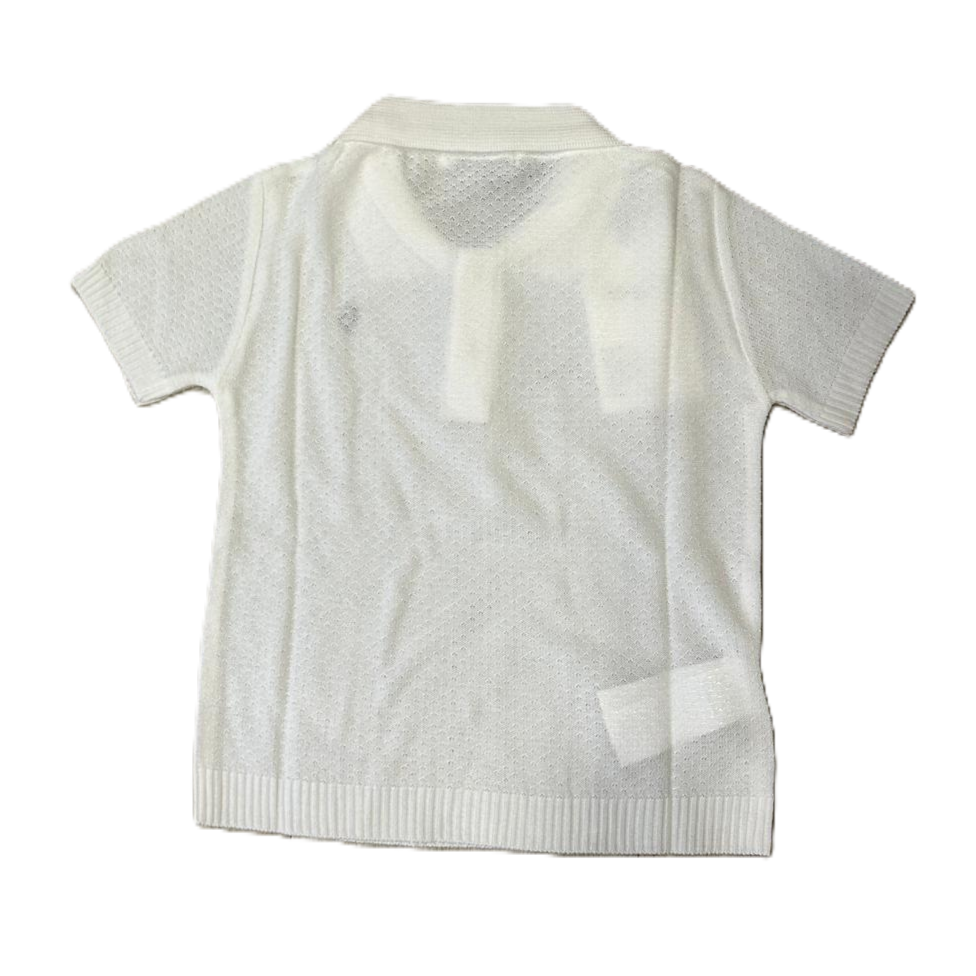Polo Siviglia Bambino Bianca