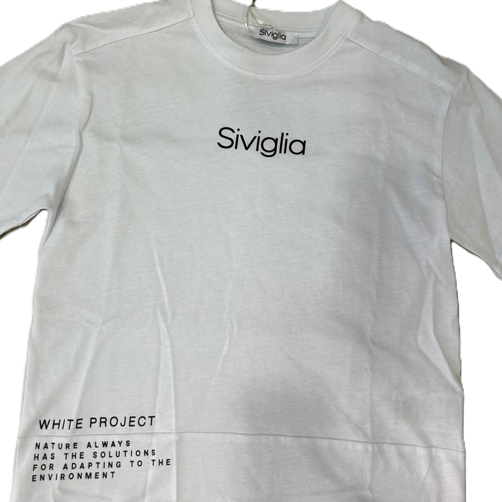 T-Shirt Siviglia Logo Nero