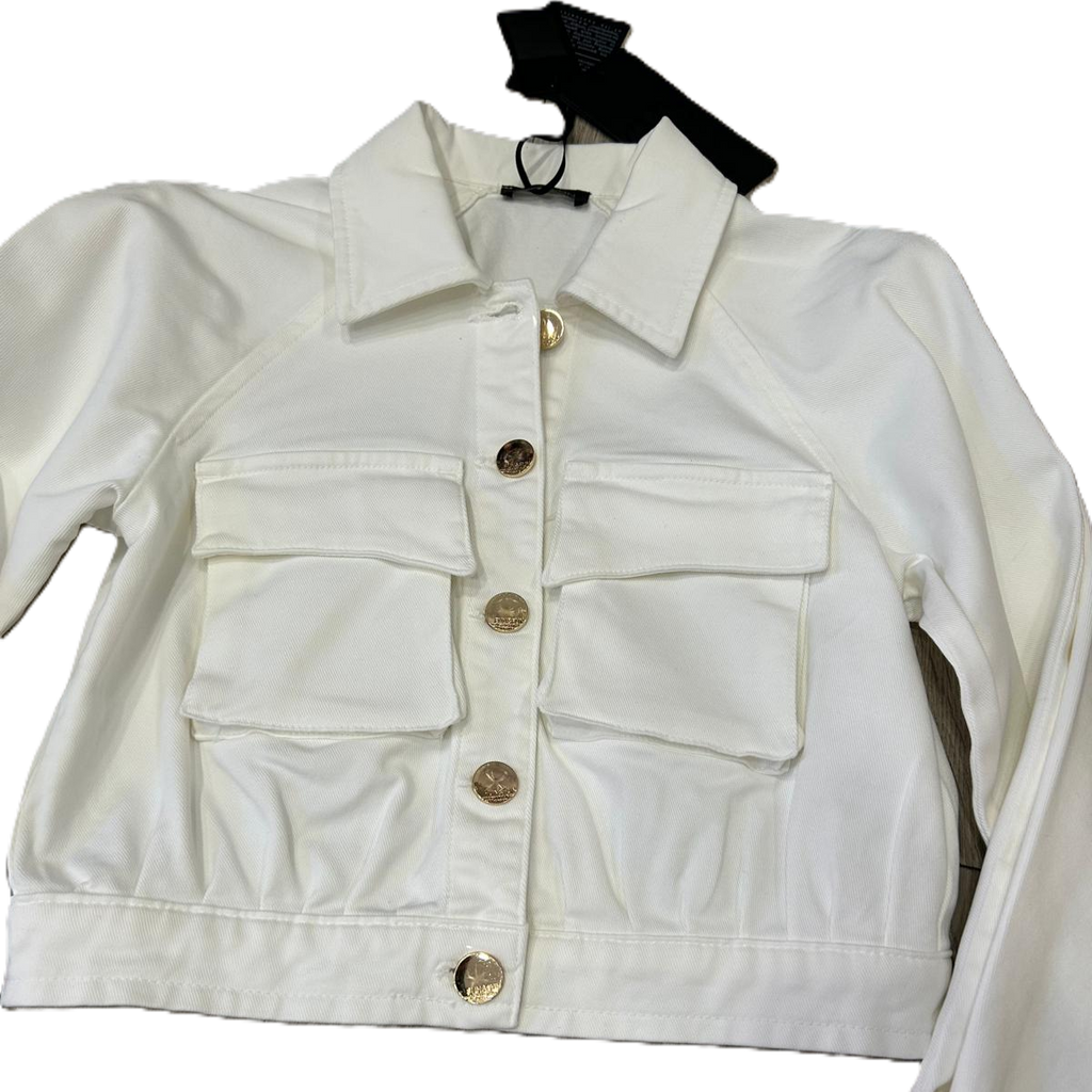 Giubbotto in Jeans Bianco